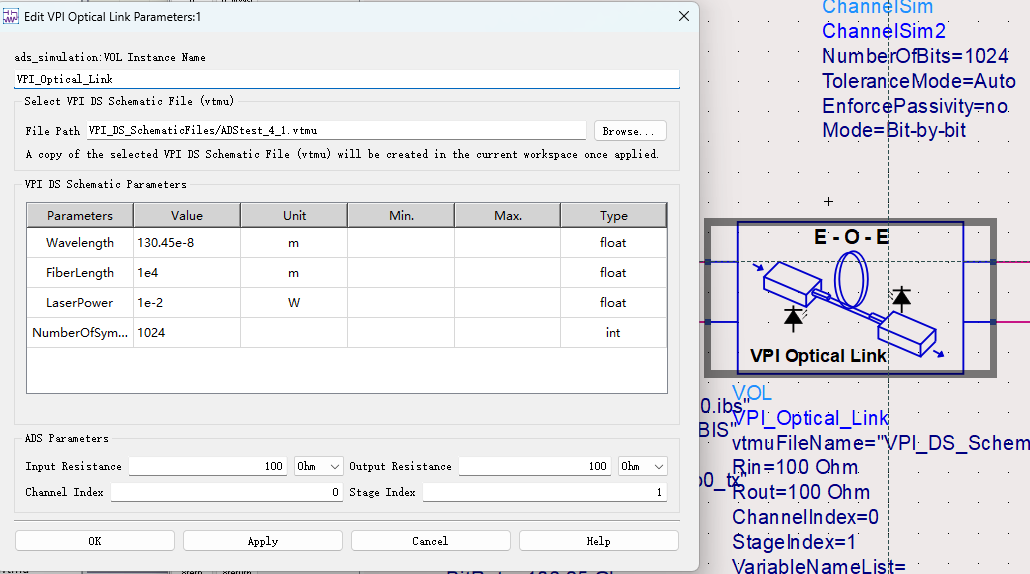 VOL Parameters